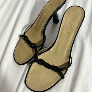 Vintage Gucci Open Toe Kitten Heel